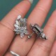 Ruif Jewelry Customized Design 18K White Gold Earrings for Women 7.8ct CVD Lab Grown Diamond Jewelry