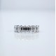 Ruif Jewelry Customized 18k White Gold 0.3ctx7pcs Each Lab Grown Diamond Eternity Rings Engagement Wedding Band Rings for Women Fine Jewelry