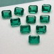 Ruif Jewelry 5.5-10ct Emerald Cut Lab Grown Emeralds Columbia Color  Loose Gemstone for Jewelry Making