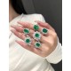 Pirmiana Big Size 28.85ct Hydrothermal Lab Grown Emeralds with Inclushions Like Natural Emerald Gemstone for Jewelry Making