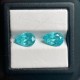 Ruif Jewelry Popular Lab Grown Paraiba Sapphire Loose Crushed Ice Cutting Pear Shape Semi-precious Stone Sales 