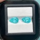 Ruif Jewelry Popular Lab Grown Paraiba Sapphire Loose Crushed Ice Cutting Pear Shape Semi-precious Stone Sales 