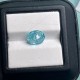 Ruif Jewelry Popular Lab Grown Paraiba Sapphire Loose Crushed Ice Cutting Oval Shape Semi-precious Stone Sales 