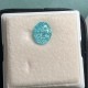 Ruif Jewelry Popular Lab Grown Paraiba Sapphire Loose Crushed Ice Cutting Oval Shape Semi-precious Stone Sales 