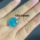 Ruif Jewelry New Fashion Elongated Cushion Lab Grown Paraiba Sapphire Loose Gemstone for Diy Jewelry Making