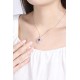 Ruif Jewelry Classic Design S925 Silver 1.84ct Natural Garnet Necklace Gemstone Jewelry