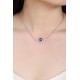 Ruif Jewelry Classic Design S925 Silver 2.3ct Natural Garnet Necklace Gemstone Jewelry