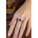 Ruif Jewelry Classic Design S925 Silver 3.32ct Natural Garnet Ring Gemstone Jewelry