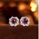 Ruif Jewelry Classic Design S925 Silver 4.43ct Natural Garnet Earrings Gemstone Jewelry