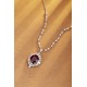 Ruif Jewelry Classic Design S925 Silver 18.68ct Natural Garnet Necklace Gemstone Jewelry