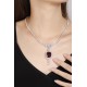 Ruif Jewelry Classic Design S925 Silver 20.35ct Natural Garnet Necklace Gemstone Jewelry