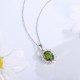 Ruif Jewelry Classic Design S925 Silver 2.735ct/3.56ct/1.34ct Natural Peridot Earrings/Necklace/Ring Gemstone Jewelry