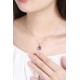 Ruif Jewelry Classic Design S925 Silver 1.92ct Natural Garnet Necklace Gemstone Jewelry