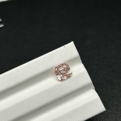 Ruif Jewelry New Asscher Cut 2.47ct VS1  Lab Grown Pink Diamond CVD Loose Diamond for Jewelry Making