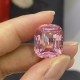 Ruif Jewelry Hot Pink Color Lab Grown Morgenite Cushion Cut 15x18mm 25ct Loose Gemstone for Jewelry Making