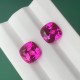 Ruif Jewelry Hand Made Hot Pink Color Lab Sapphire Cushion Cut Loose Gemstone for DIY Jewelry Making