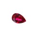 Ruif Jewelry High Quality Lab Grown Ruby Gemstone Pear Shape Pigeon Blood Red Semi-precious Stone for Jewelry Making