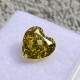 Ruif Jewelry 5-12mm Heart Shape Yellow Color Lab Sapphire Loose Gemstone